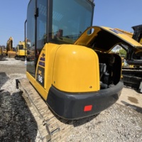 Miniexcavadora Komatsu PC56 Usada de 5.6 Toneladas, de Alta Resistencia, con Martillo Hidráulico, de Segunda Mano, en Venta, Disponible en Stock