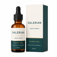 Complexe de bien-être nocturne en gros : Gouttes de Valériane, de Houblon et de L-Théanine pour le soulagement du stress et le soutien à la relaxation