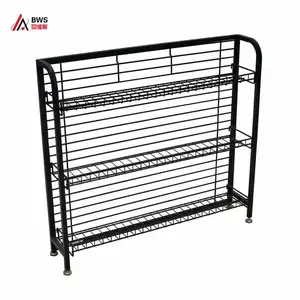 3 Tiers Counter Top Metal Wire Spice Display rack for Kitchen Store