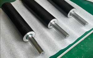 Dokuma olmayan sanayi için üretici rulman montajı ile özelleştirilmiş karbon Fiber rulo - Product Image 5