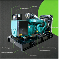 Generador Diésel de Bastidor Abierto de 200kW 250kVA Equipado con Motor SHANGCHAI Original para Suministro de Energía de Emergencia In Situ