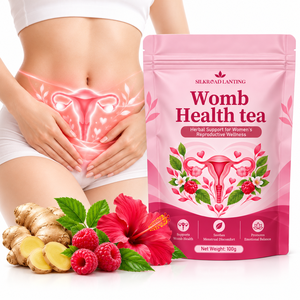 ชาสมุนไพรบำรุงสุขภาพมดลูก OEM 100 กรัม ผสมใบราสเบอร์รี่ ฮิบิสคัส ขิง สำหรับผู้หญิง ช่วยดูแลประจำเดือน บำรุงมดลูก ชาสมุนไพรฉลากส่วนตัว - Product Image 1
