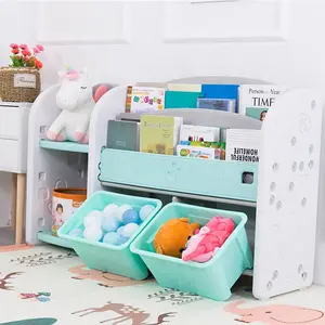 Custom Baby mobili per interni ad angolo armadio per bambini scatola di immagazzinaggio per bambini cassetto di plastica giocattolo scaffale armadietto di stoccaggio