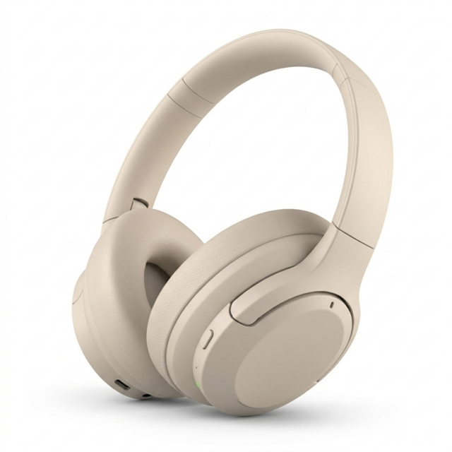 D2 ANC 5.4 Wireless Headphones Active Noise Cancelling Over Ear Headset 35H Playtime HiFi Stereo Sound Type C