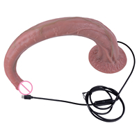 SXXY Long Plug Anal Réaliste avec Endoscope Intelligent 8 LED et Caméra HD pour Stimulation Profonde du Point G et de la Prostate – Jouets Sexuels pour Adultes