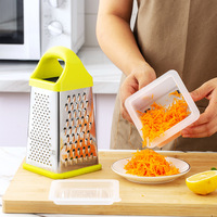 Éplucheur manuel multifonctionnel le plus vendu, râpe de cuisine polyvalente, mini-râpe en acier inoxydable antiadhésive facile à nettoyer