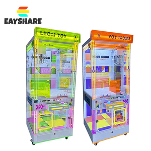 Jouet pour enfants pas cher Lucky Mini Claw Machine Petite poupée en plastique Machine de jeu d'arcade Machine de grue à griffes à pièces - Product Image 3