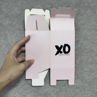Boîte à biscuits personnalisée pliable en papier alimentaire écologique avec dorure à chaud, pelliculage mat, revêtement UV, gaufrage et logo OEM évanescent