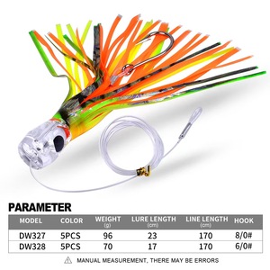 เหยื่อตก<span class=keywords><strong>ปลาหมึก</strong></span>ยักษ์พิมพ์ลาย ABS สำหรับตกปลาใหญ่ พร้อมตะขอ สำหรับปลาทูน่าและปลากระเบน - Product Image 3