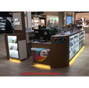 Led <strong>Spotlight</strong> 78" Fixed Distance Shelves Mirr <strong>Deck</strong> Tower Phone Display/museum Pedastal Display case OEM - Product Image 5