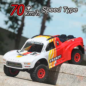 HOSHI N517B Frenzy <span class=keywords><strong>1</strong></span>/12 4WD RC Basher 70KM/h Moteur Brushless 45A ESC Émetteur FlySky 4CH Camion Haute Vitesse 3S Batterie Unique - Product Image 3