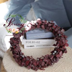 Vente en gros <span class=keywords><strong>guirlande</strong></span> de fleurs artificielles <span class=keywords><strong>eucalyptus</strong></span> pampa séchées couronnes décoratives pour Noël et l'obtention du diplôme cadeaux d'Halloween - Product Image 3