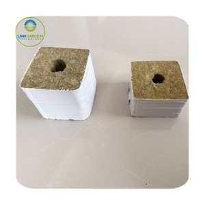 Khối đá khoáng Rockwool kích thước 10cm khối, 100x100x70mm, 4 inch, dùng làm giá thể trồng thủy canh, túi trồng dừa, thích hợp cho cây ớt, cà chua và cây con trong nông nghiệp - Product Image 3