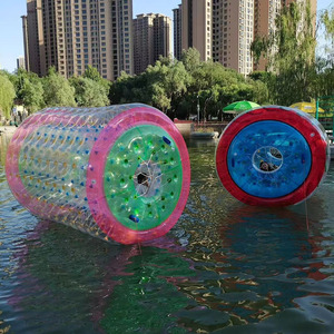 <span class=keywords><strong>Rodillo</strong></span> de Agua Inflable de PVC Transparente y Colorido, Pelotas Acuáticas, Rodillos Zorb de TPU Sellados Transparentes - Product Image 3