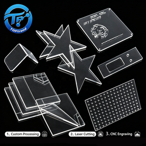 Servicio de Corte de Acrílico Personalizado en Formas Irregulares, Corte Láser para Manualidades, Letreros y Accesorios de Ferretería - Product Image 1