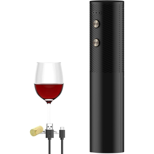 Ouvre-bouteille de vin automatique, ouvre-bouteille de vin électrique sans fil personnalisé, ensemble rechargeable par USB - Product Image 1