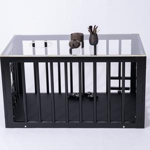 <span class=keywords><strong>Femdom</strong></span> chien Cage <span class=keywords><strong>BDSM</strong></span> sexe Bondage meubles Cage formation cercle fixe punition accessoire reliure outil emprisonnant Spot marchandises - Product Image 3