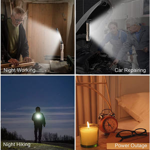 Lámpara <span class=keywords><strong>de</strong></span> Trabajo LED Recargable Magnética Multiusos con Gancho para Colgar, Linterna <span class=keywords><strong>de</strong></span> Trabajo Mecánica, Lámpara Portátil Plegable <span class=keywords><strong>de</strong></span> 360° para Reparación <span class=keywords><strong>de</strong></span> Automóviles - Product Image 6