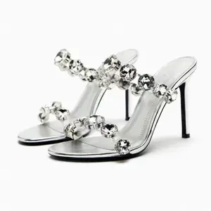 CA1226 ZA Elegant Low Heels For Women Med Pumps Factory Price Office ladies Sandals Slip On Women Dress Shoes