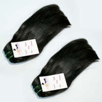 Extensions de cheveux humains bruts vierges brésiliens non traités, doublement étirés, alignés sur la cuticule, qualité indienne, vente en gros