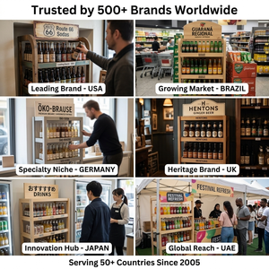 Présentoir de bois et métal personnalisé en gros pour boissons gazeuses (Cola, Sprite, Fanta) – Stand mobile pour magasin de détail - Product Image 6