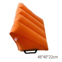 Aufblasbare Dreieck Kissen Rampe Körper Komfortable Flock ing Pvc Stuhl Soft Chair Bett Taille Unterstützung Pose