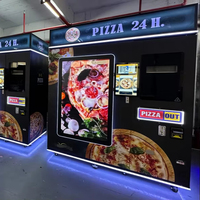 Iplaysmart Prix d'usine Distributeur automatique intelligent de pizzas Robot de fabrication de pizzas automatique en acier inoxydable Capacité 69 pièces à vendre