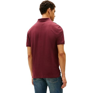 Polo Negro de Manga Corta para Hombre |   Detalles de cuello a cuadros |   Camisa Casual de Negocios Cómoda - Product Image 4