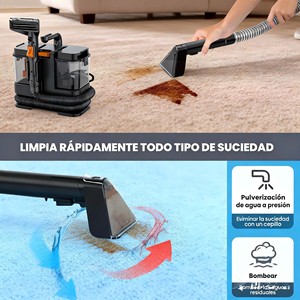 Carpet Extractor <b>Cleaner</b> Hot Water Electric 220V <b>Plastic</b> Body High Pressure Degreasing Machine - Product Image 4