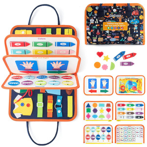 Children Like Educational Learning Toys DIY Early Education Board <strong>Felt</strong> <strong>Letter</strong> Board with <strong>Letters</strong> and Numbers - Product Image 1