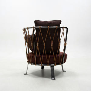 Contemporary Living Room Sofa Leisure Chair Stainless Steel <b>Frame</b> Apartment Hotel Armless Sofa Chairs Customizable Colors - Product Image 3