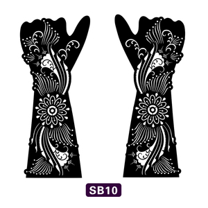 Pochoirs de tatouage au henné pour la peinture, motifs <span class=keywords><strong>Dragon</strong></span> et Loup, pochoirs aérographe réutilisables, pochoirs à paillettes, modèles de pochoirs - Product Image 1