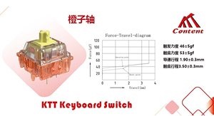 Ktt <span class=keywords><strong>Orange</strong></span> Nội Dung Chuyển Đổi Lube Bàn Phím Cơ Khí 5Pins Tuyến Tính Chuyển Mạch DIY Bàn Phím Cơ Khí Chuyển Đổi Mở - Product Image 4