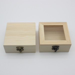 Nuevo Lanzamiento de Producto: Caja de Joyería Cuadrada de Madera, Caja para Conjuntos de Joyería, Compatible con Venta al Por Mayor en Grandes Cantidades, Caja de Empaque para Joyería - Product Image 4