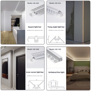 Hoge Kwaliteit Inbouw Plafond Wanddecoraties Led Aluminium Profiel Kanaal Fabrikant Voor Led Strip Licht - Product Image 5