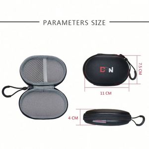 Estuche pequeño personalizado para auriculares EVA, ligero, impermeable, estuche de transporte para auriculares con cable, bolsa de almacenamiento de accesorios - Product Image 5