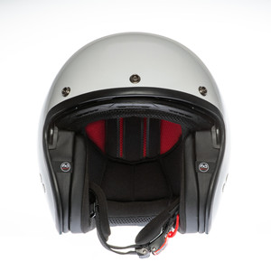 Carburo máy bay phản lực Mũ bảo hiểm 3 nút choppy với trắng nội visier S - Product Image 3