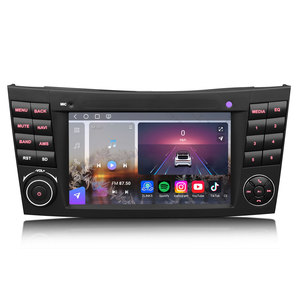 Erisin ES9081E 7 pulgadas IPS Android 14,0 coche para REPRODUCTOR DE DVD inalámbrico CarPlay GPS para Benz Clase E W211 CLS W219 pantalla dividida - Product Image 1