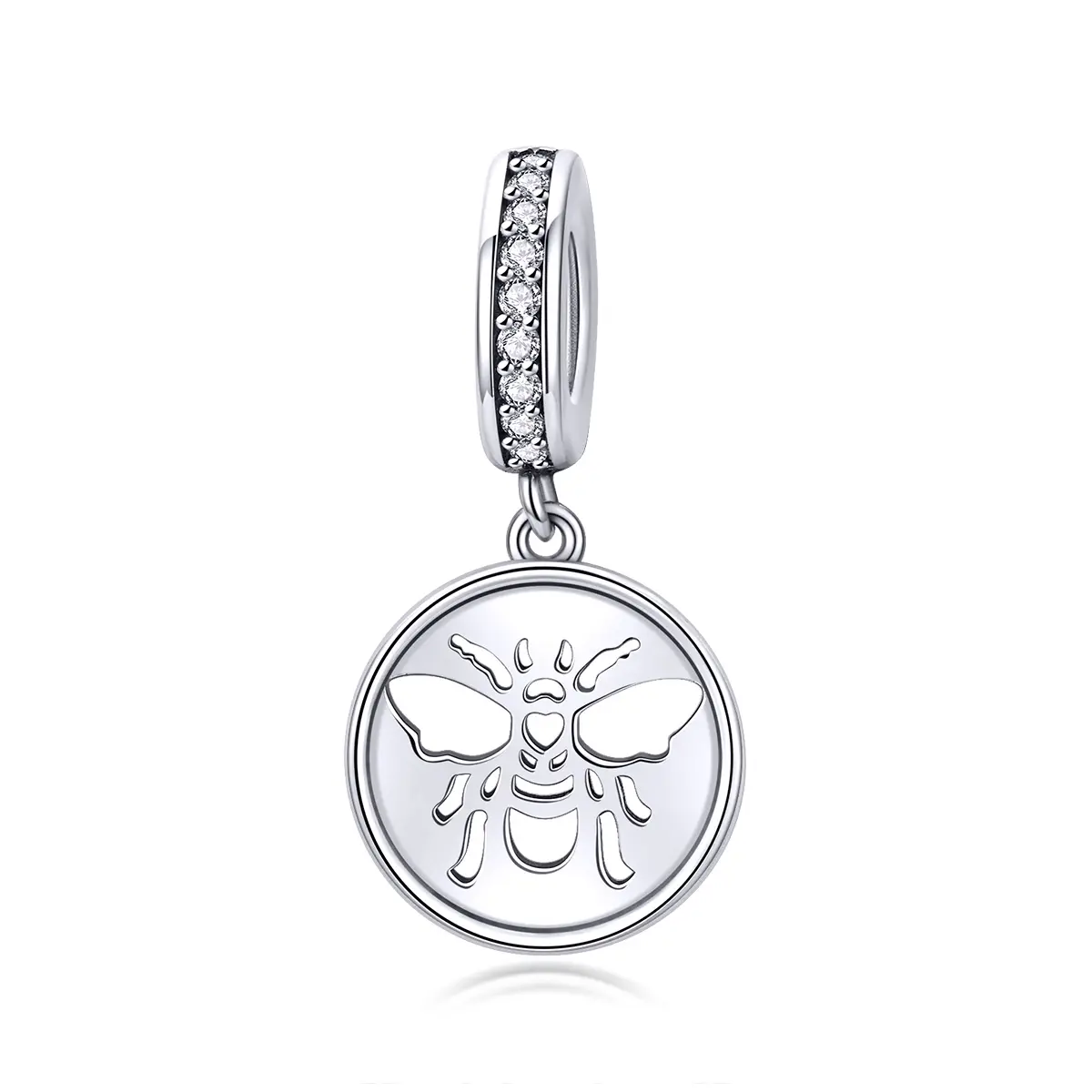 Nouveau évider l'abeille PIÈCES spot BSC203 s925 pendentif contracté mode bricolage bijoux accessoires