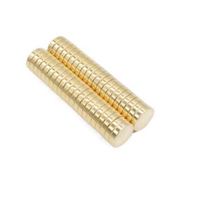 고성능 금도금 라운드 네오디뮴 자석 산업 및 전자 제품 사용을 위한 맞춤형 크기 - Product Image 2