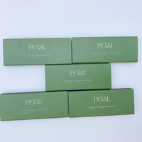 Cajas de cerillas delgadas personalizadas al por mayor, de madera natural verde oscuro, cerillas largas personalizadas para recuerdos de boda