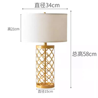 Lampu Meja Keramik Minimalis Gaya Farmhouse LED Sederhana untuk Kamar Tidur, Lampu Dekoratif Pusat Pernikahan, Grosir