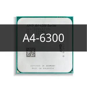 Pièces de processeur CPU A4 6300 a4 6300 Dual-core FM2 3.7GHz 1 mo 65W A4-6300 APU