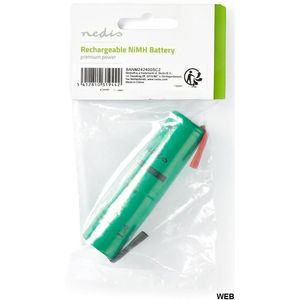 Batería recargable Nedis NiMh 2.4V 2400mAh para herramientas eléctricas - Product Image 2