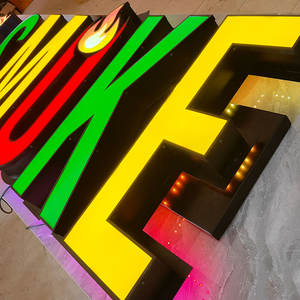 Individuelles Leuchtschild für Smoke Shop, LED-Profilbuchstaben, Logo für Ladenfront, Beleuchtetes 3D-Buchstabenschild - Product Image 3