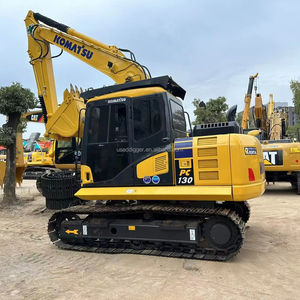 Komatsu PC130 Excavadoras hidráulicas usadas para equipos industriales Maquinaria de movimiento de tierras para ingeniería de construcción - Product Image 1