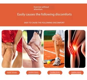 Genouillères de protection épaissies et respirantes, attelle rotulienne, manchon de compression pour le genou, soutien pour femmes et hommes, soulagement des douleurs au genou et de l'arthrite - Product Image 5