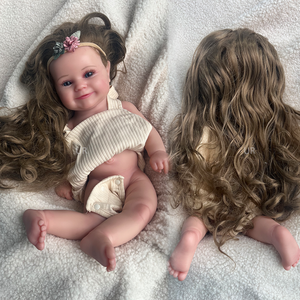 ตุ๊กตา Reborn ขนาด 50 ซม./20 นิ้ว แบบ Hand-Rooted รุ่น Innocent Express Girl ตุ๊กตาแฟชั่น ของขวัญสำหรับนักสะสม ของขวัญวันเกิด - Product Image 3