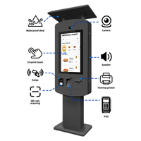 Kiosque d'Impression de Commandes en Libre-Service Sinmar, Écran Tactile Intelligent, Tout-en-Un, Totem Extérieur, Ordinateur Étanche