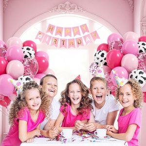 Juego de globos de color rosa claro y blanco, 60 Uds., 12 pulgadas, rosa perla Bebé y globos blancos de confeti para boda, Baby Shower, fiesta de cumpleaños - Product Image 5